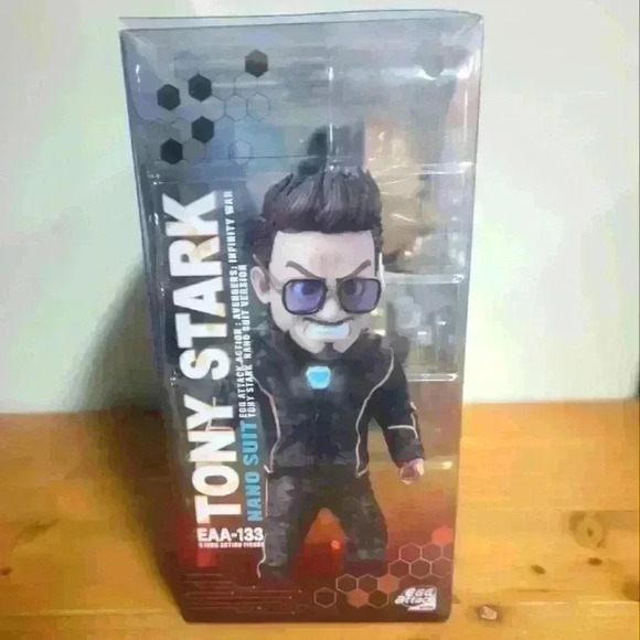 EAA133 Tony Stark Nano Suit SDCC 2020 Beast Kingdom LE 1576/2000 Egg Attack - Picture 3 of 6
